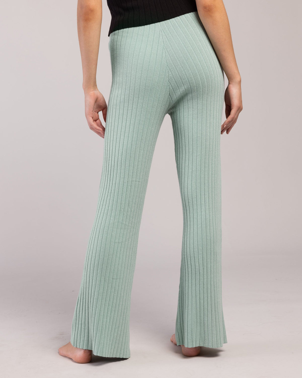 Rib Lounge Wide Leg Pant