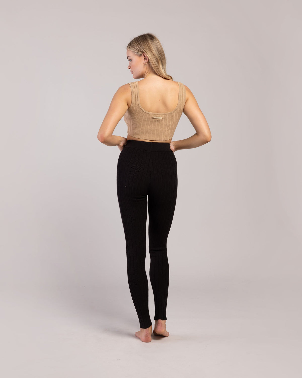 Rib Lounge Full Length Legging