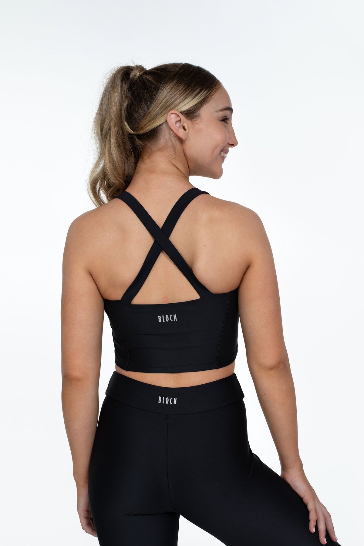 Bloch X Flo Active Shelby Seamed Cross Back Top