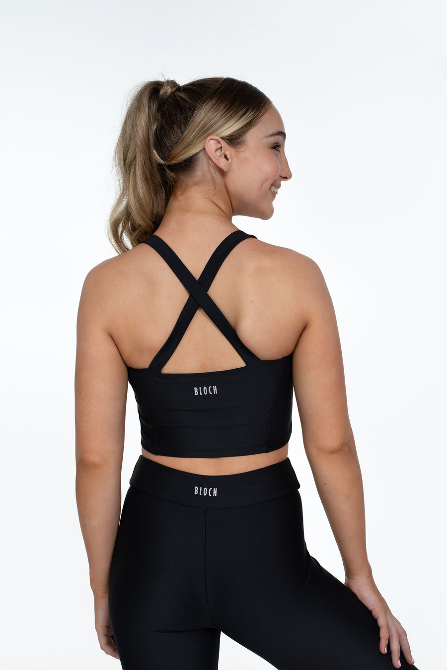 Bloch X Flo Active Shelby Seamed Cross Back Top