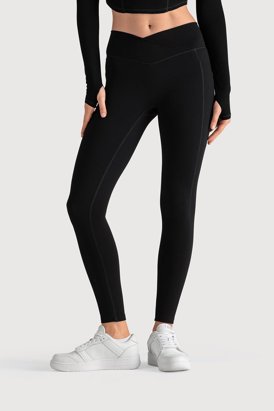 Ladies Apex Wrap Waist Legging