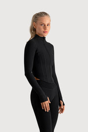 Ladies Apex Rib Contour Zip Jacket