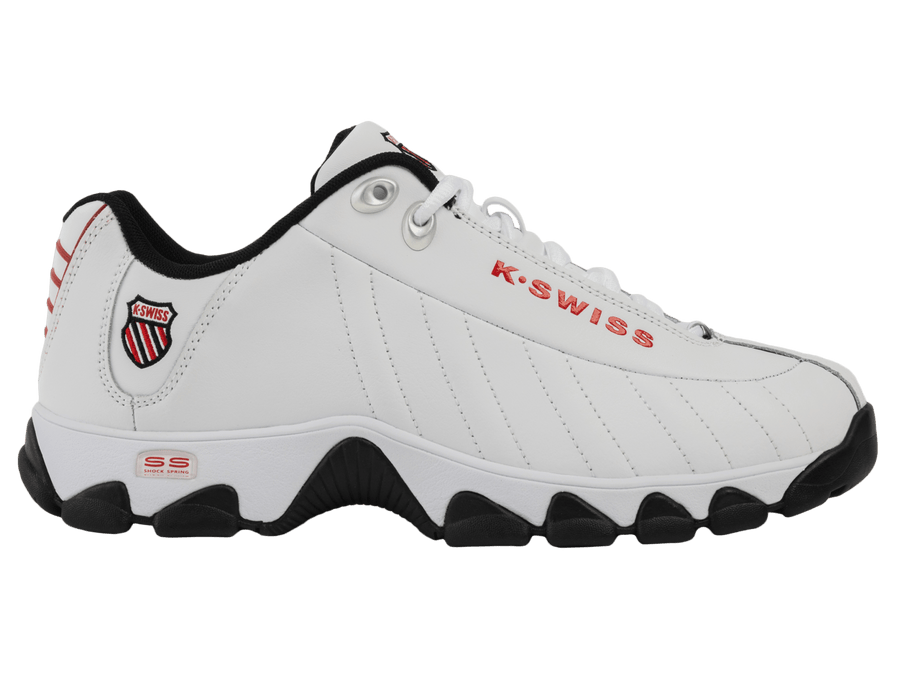 03426 - 122 - XW | ST329 CMF | WHITE/BLACK/RED - K - Swiss US - FOOTWEAR