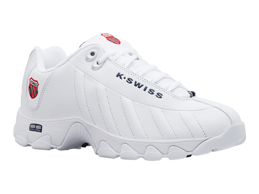 03426 - 130 - M | ST329 CMF | WHITE/NAVY/RED - K - Swiss US - FOOTWEAR
