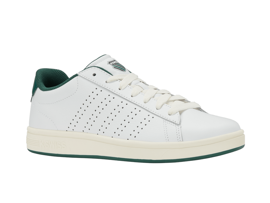 04411 - 108 - M | COURT BASE II | WHITE/POSY GREEN - K - Swiss US - FOOTWEAR
