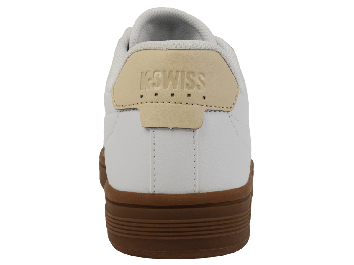 04413 - 126 - M | COURT TIEBREAK II | WHITE/SOFT SILT/CREME BRULEE/GUM - K - Swiss US - FOOTWEAR