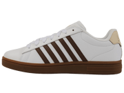 04413 - 126 - M | COURT TIEBREAK II | WHITE/SOFT SILT/CREME BRULEE/GUM - K - Swiss US - FOOTWEAR