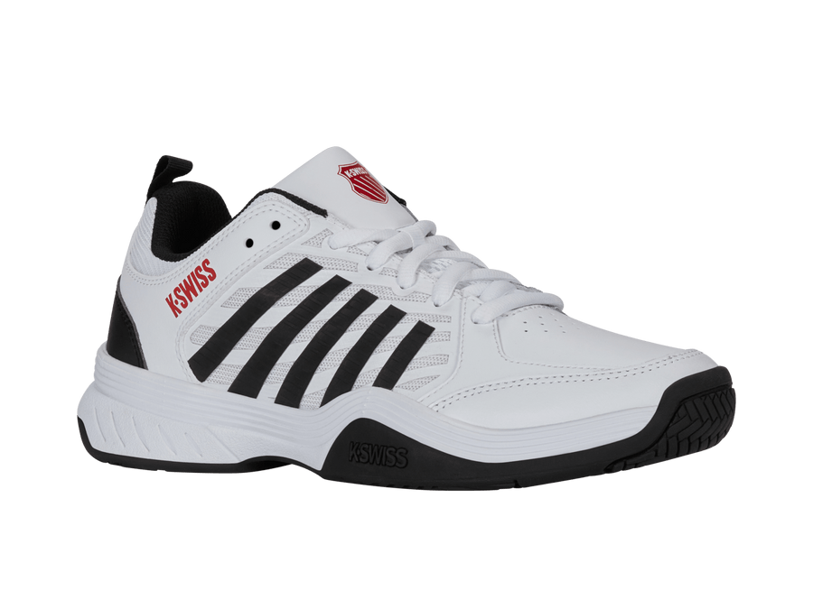 04428 - 140 - M | COURT EXPRESS 2 | WHITE/BLACK/MARS RED - K - Swiss US - FOOTWEAR