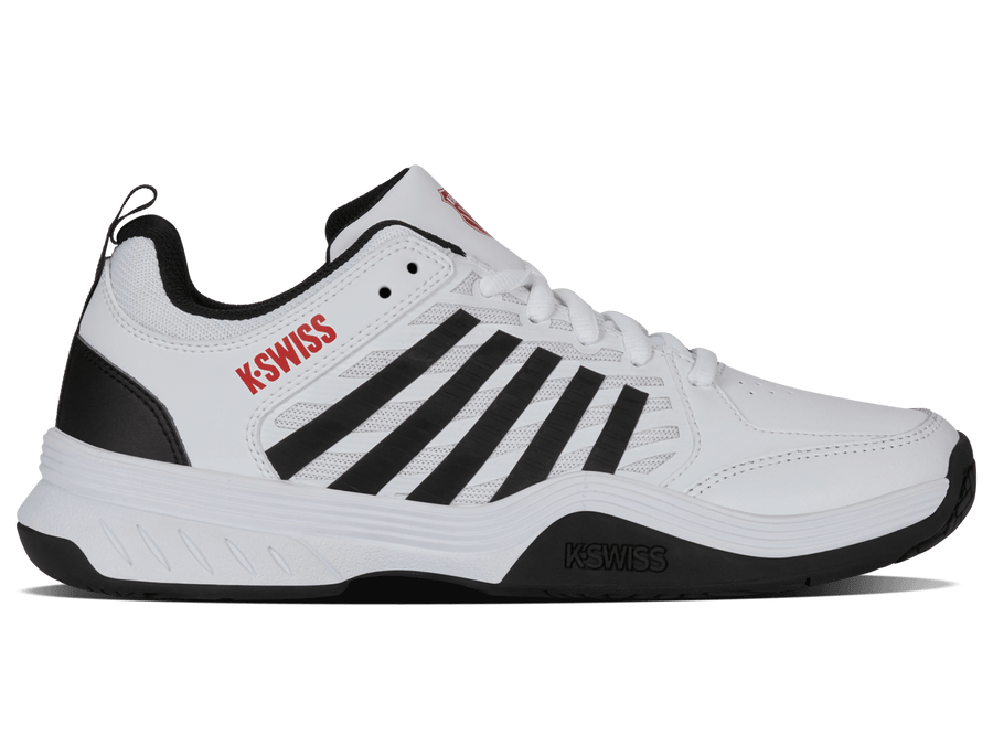 04428 - 140 - M | COURT EXPRESS 2 | WHITE/BLACK/MARS RED - K - Swiss US - FOOTWEAR