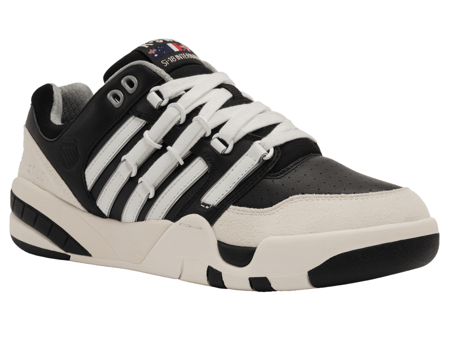 04440 - 030 - M | SI - 18 INTERNATIONAL C | BLACK/SNOW WHITE/BLANC DE BLANC - K - Swiss US - FOOTWEAR