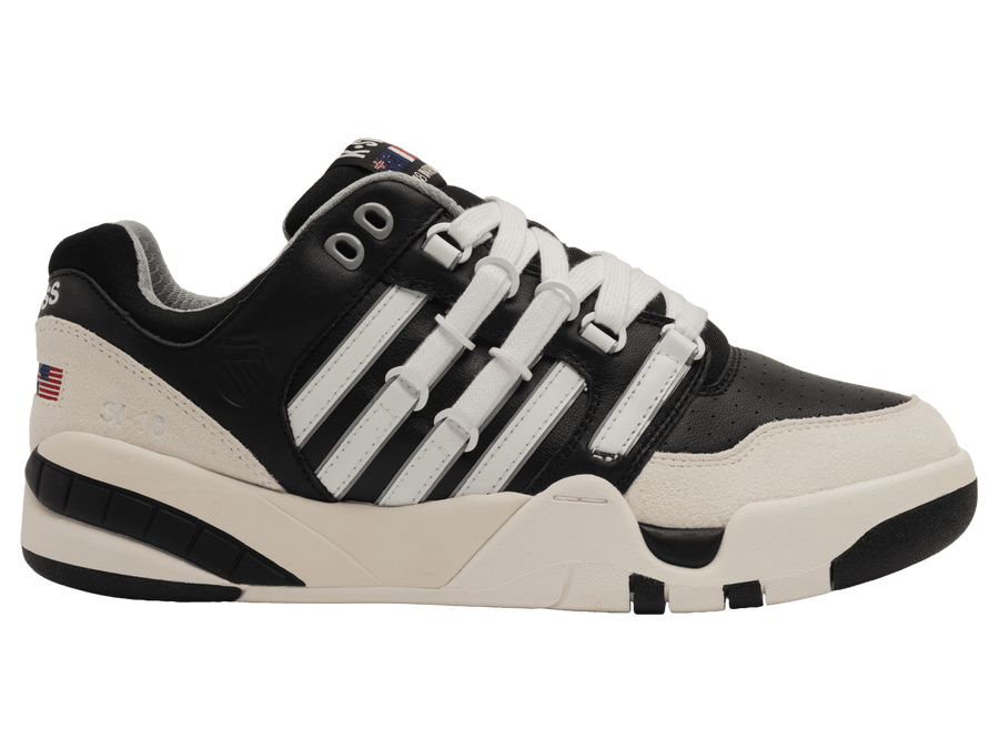 04440 - 030 - M | SI - 18 INTERNATIONAL C | BLACK/SNOW WHITE/BLANC DE BLANC - K - Swiss US - FOOTWEAR