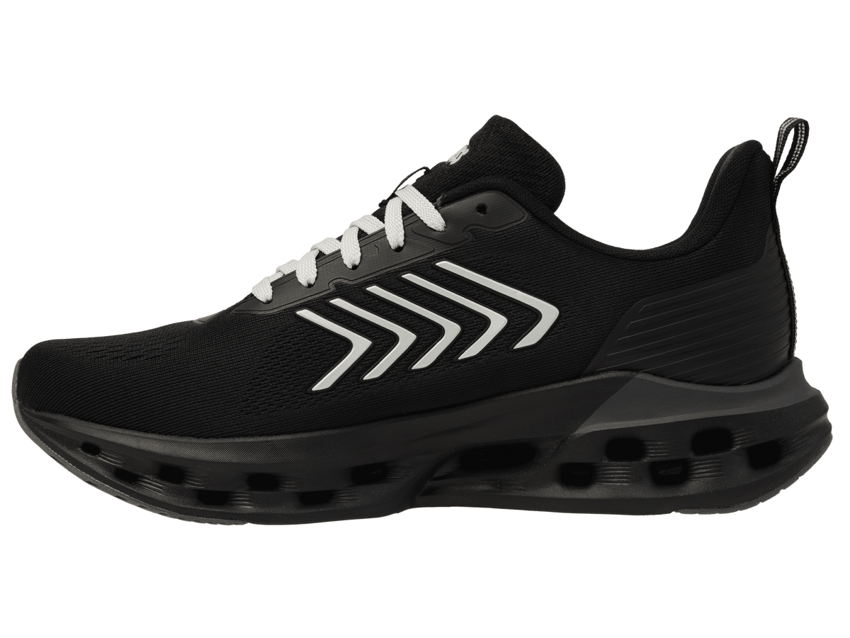 04494 - 049 - M | MELROSE TUBES LITE | BLACK/OYSTER MUSHROOM/ASPHALT/SILVER - K - Swiss US - FOOTWEAR