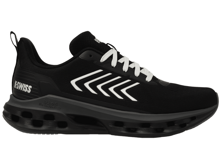 04494 - 049 - M | MELROSE TUBES LITE | BLACK/OYSTER MUSHROOM/ASPHALT/SILVER - K - Swiss US - FOOTWEAR