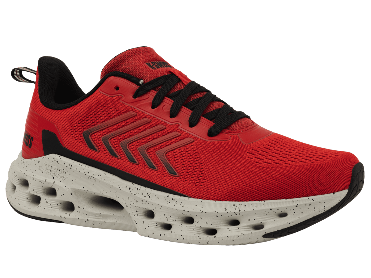 04494 - 072 - M | MELROSE TUBES LITE | MARS RED/BLACK/OYSTER MUSHROOM - K - Swiss US - FOOTWEAR