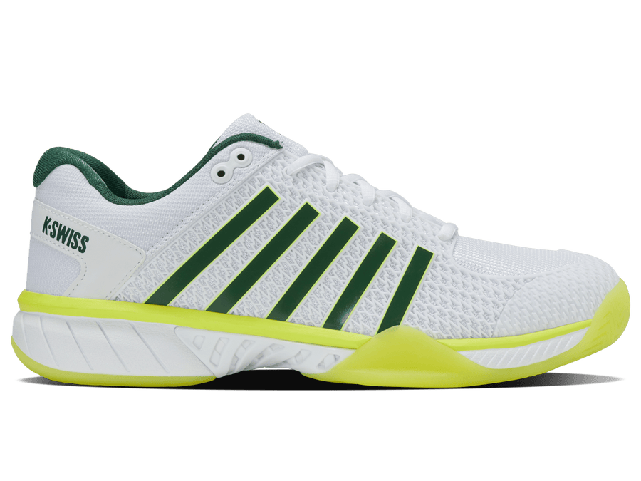 06563 - 121 - M | EXPRESS LIGHT PICKLEBALL | WHITE/NEON LIME/EDEN - K - Swiss US - FOOTWEAR