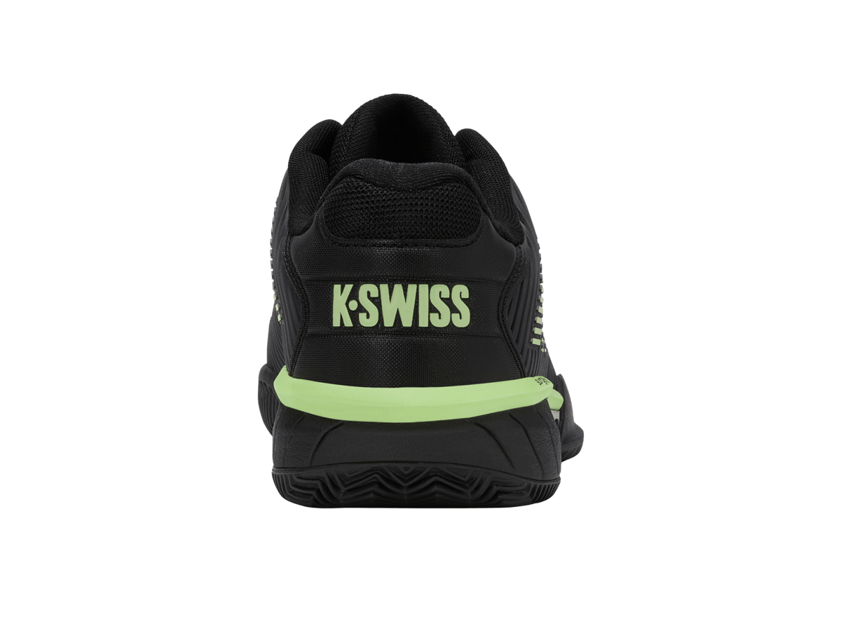 06614 - 034 - M | HYPERCOURT EXPRESS 2 CLAY | BLACK/SOFT NEON GREEN/NEON LAVA - K - Swiss US - FOOTWEAR
