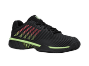 06614 - 034 - M | HYPERCOURT EXPRESS 2 CLAY | BLACK/SOFT NEON GREEN/NEON LAVA - K - Swiss US - FOOTWEAR