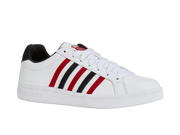 07011 - 146 - M | COURT TIEBREAK | WHITE/JESTER RED/BLACK - K - Swiss US - FOOTWEAR
