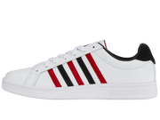 07011 - 146 - M | COURT TIEBREAK | WHITE/JESTER RED/BLACK - K - Swiss US - FOOTWEAR