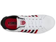 07011 - 146 - M | COURT TIEBREAK | WHITE/JESTER RED/BLACK - K - Swiss US - FOOTWEAR