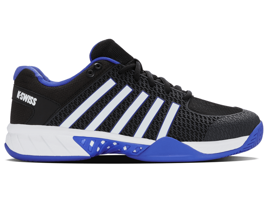 07291 - 072 - W | EXPRESS LIGHT PICKLEBALL - 2E | BLACK/WHITE/DAZZLING BLUE - K - Swiss US - FOOTWEAR