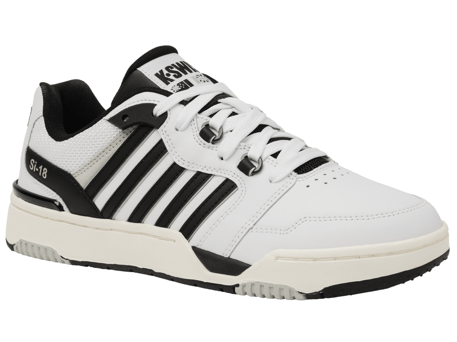 08531 - 144 - M | SI - 18 RIVAL | WHITE/GRAY/BLACK - K - Swiss US - FOOTWEAR