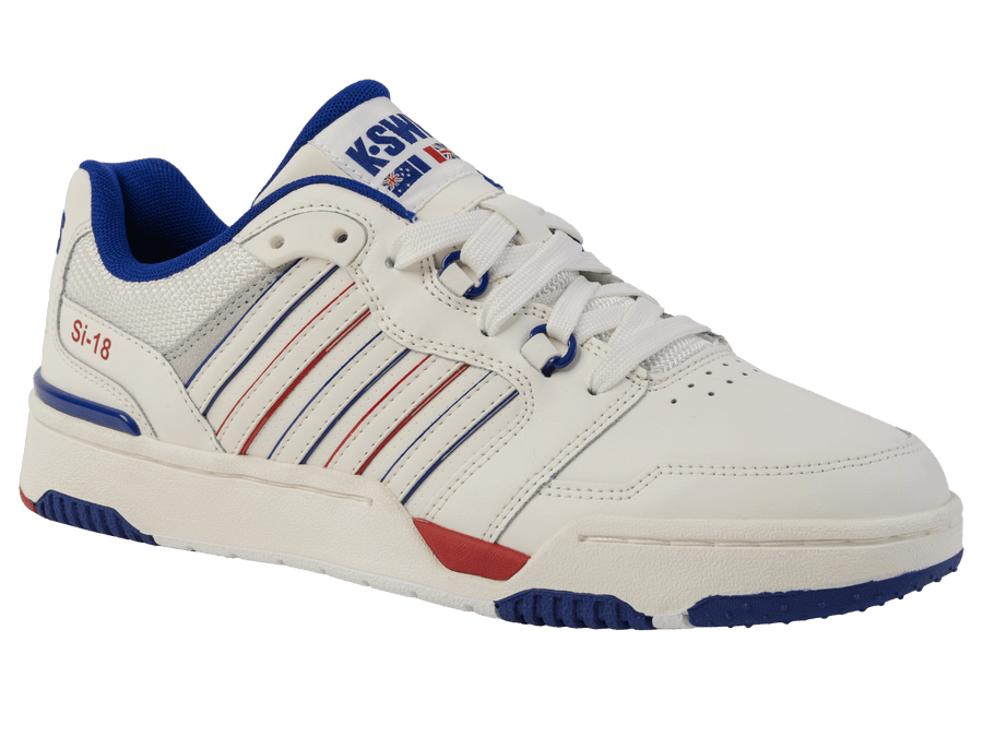 08531 - 172 - M | SI - 18 RIVAL | SNOW WHITE/NAVY/RED - K - Swiss US - FOOTWEAR