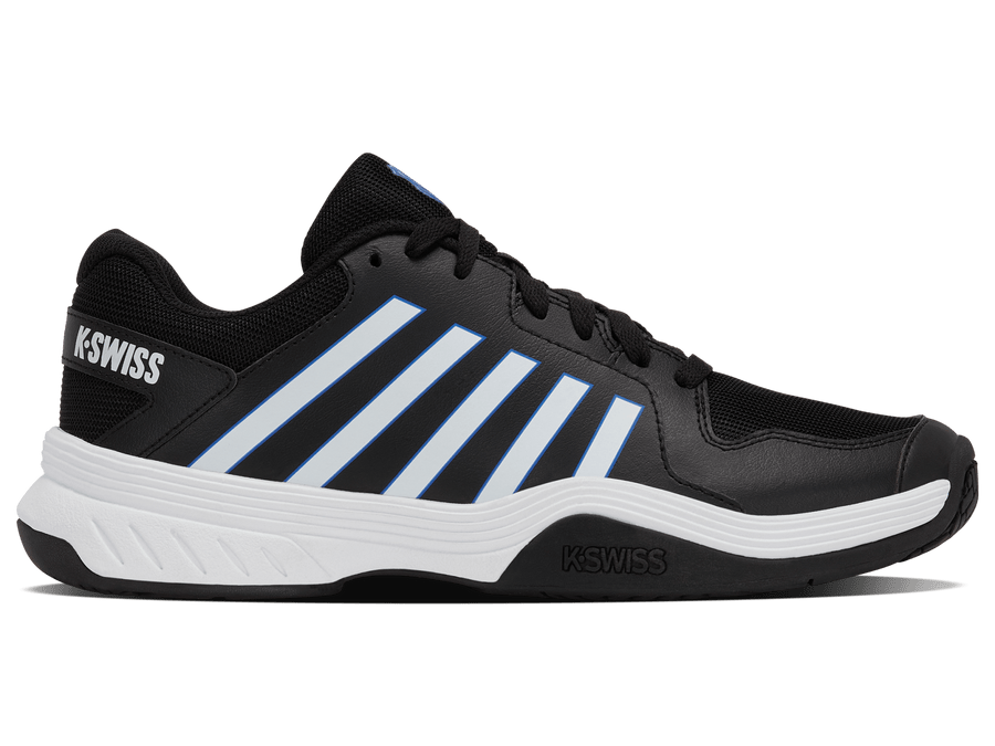 08552 - 072 - M | COURT EXPRESS PICKLEBALL | BLACK/WHITE/DAZZLING BLUE - K - Swiss US - FOOTWEAR
