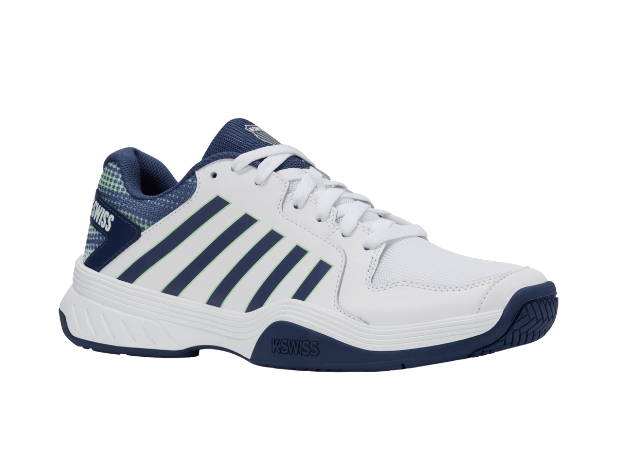 08552 - 185 - M | COURT EXPRESS PICKLEBALL | WHITE/OCEANA/PATINA GREEN - K - Swiss US - FOOTWEAR