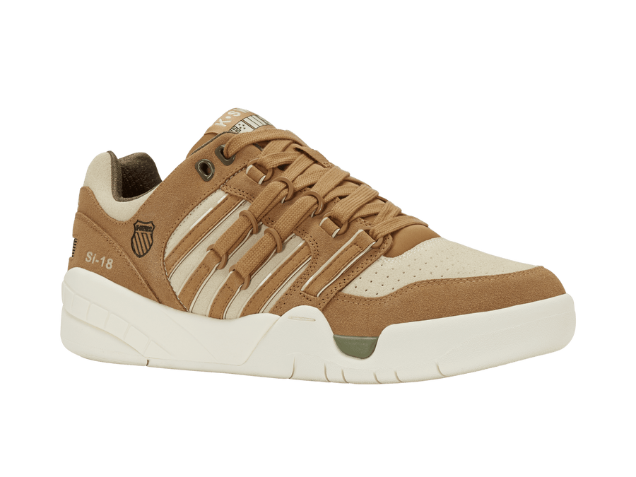 09440 - 276 - M | SI - 18 INTERNATIONAL SDE | INDIAN TAN/CREME BRULEE/BURNT OLIVE/SNOW WHITE - K - Swiss US - FOOTWEAR