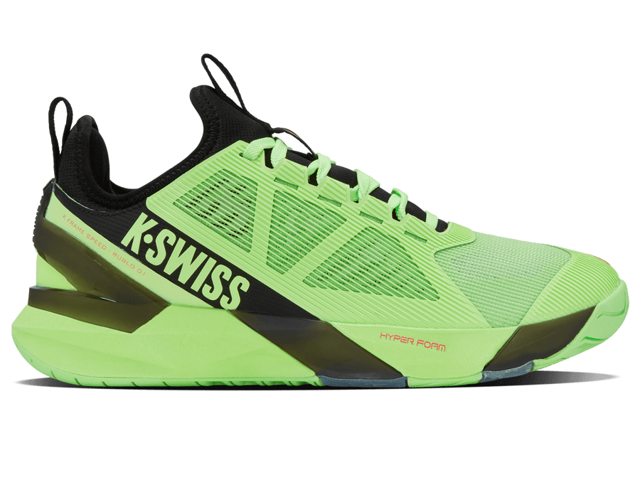 09483 - 306 - M | K - FRAME SPEED RUBLO | SOFT NEON GREEN/BLACK/NEON LAVA - K - Swiss US - FOOTWEAR