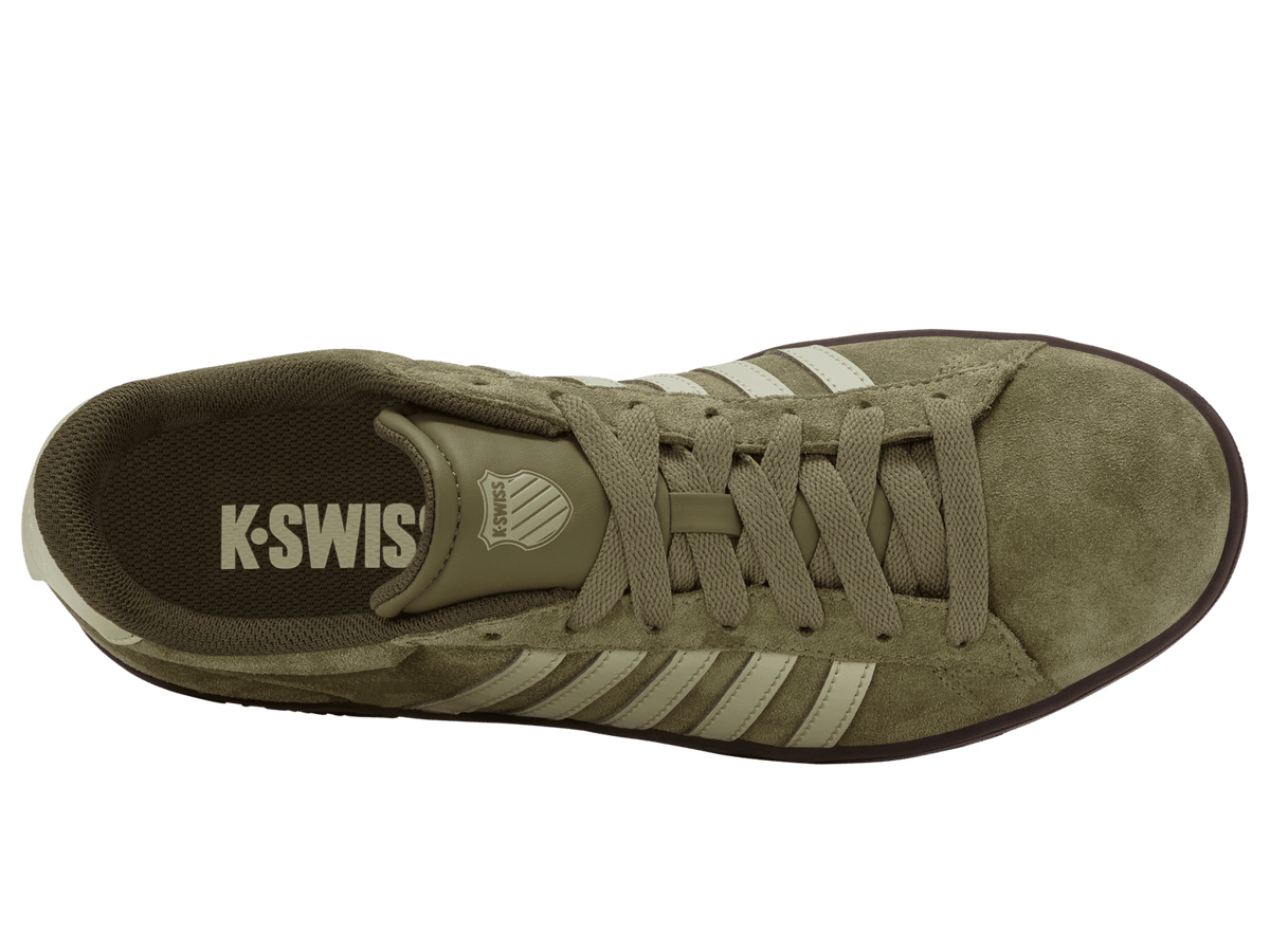 09492 - 367 - M | COURT TIEBREAK II SDE | BURNT OLIVE/BLACK COFFEE/ALFALFA - K - Swiss US - FOOTWEAR