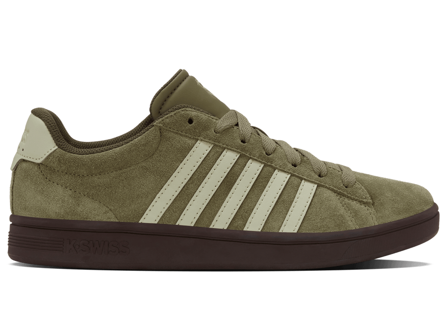 09492 - 367 - M | COURT TIEBREAK II SDE | BURNT OLIVE/BLACK COFFEE/ALFALFA - K - Swiss US - FOOTWEAR