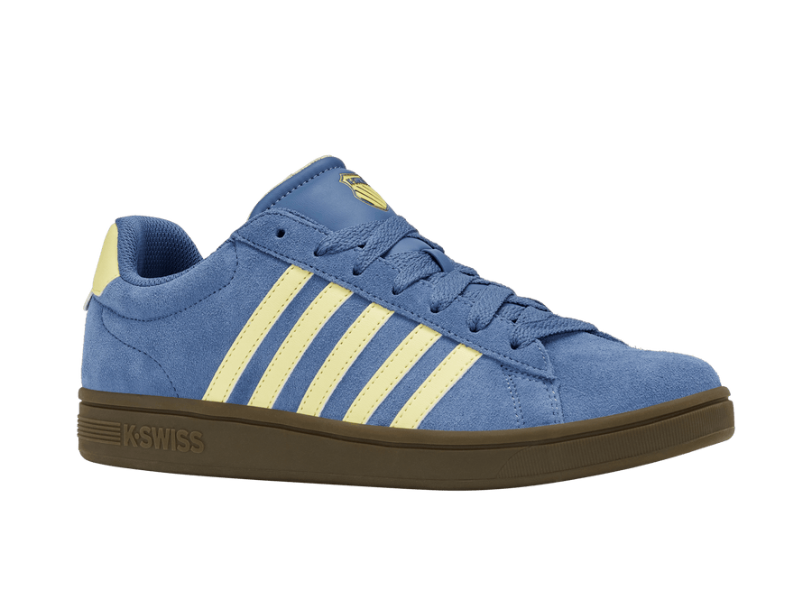 09492 - 466 - M | COURT TIEBREAK II SDE | BLUE HORIZON/WAX YELLOW/DARK GUM - K - Swiss US - FOOTWEAR