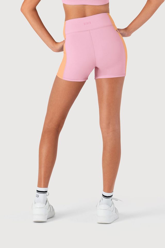 Girls Arch Contrast Rib Short