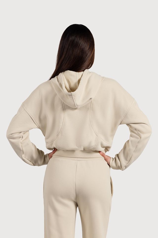 Ladies Active Zip Up Cropped Jacket