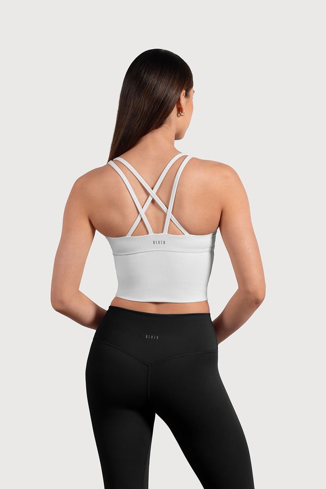 Ladies Active Streamline Crop Top
