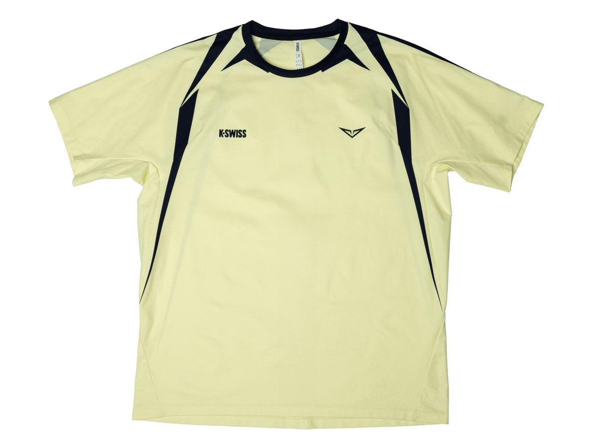 1012020 - 732 | RUBLEV US OPEN SHIRT | YELLOW/BLUE - K - Swiss US - APPAREL