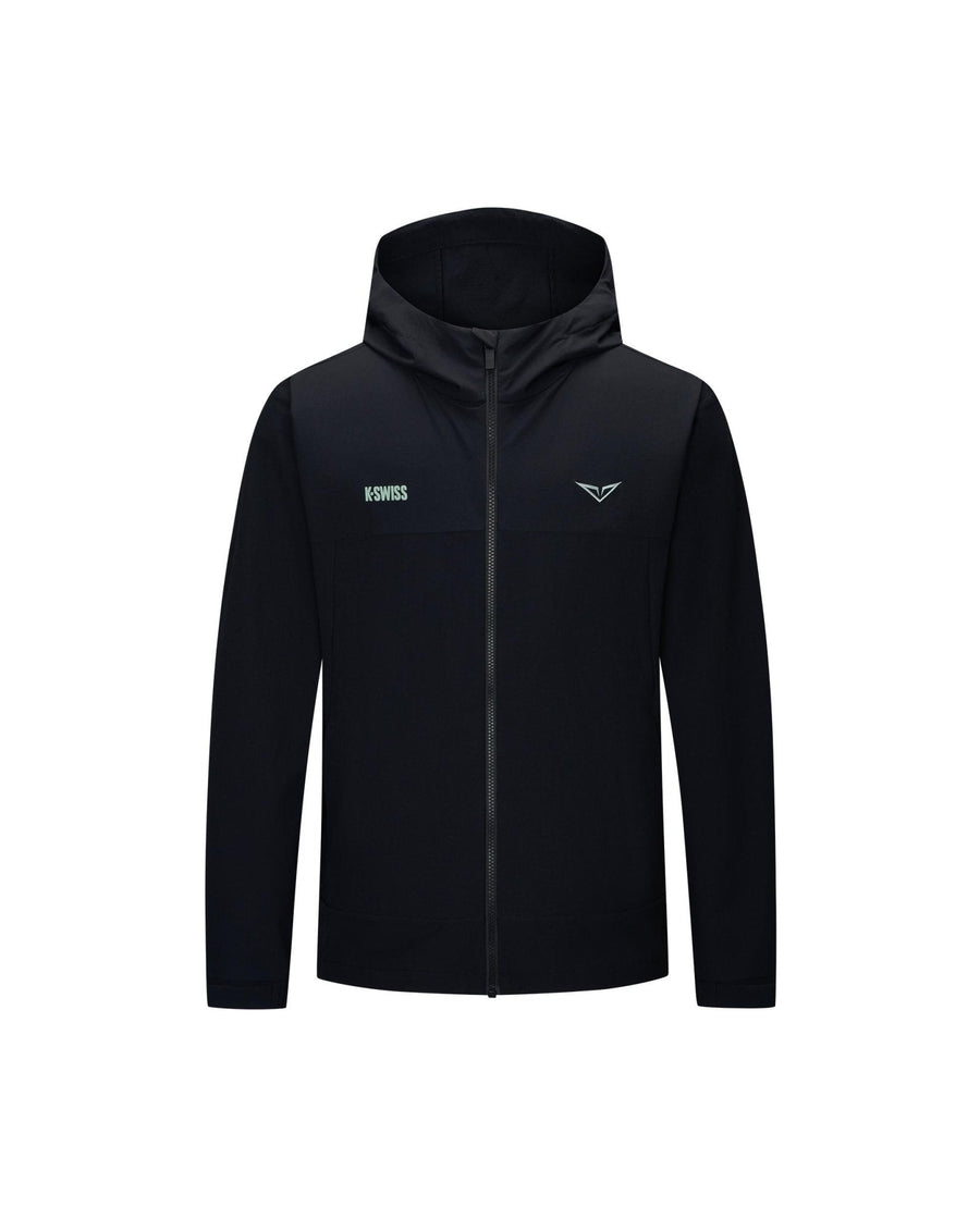 1013347 - 008 | K - SWISS X ANDREY RUBLEV MEN'S LOOSE FIT JACKET | BLACK - K - Swiss US - APPAREL