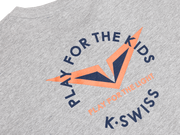1712476 - 003 | RUBLEV PLAY FOR THE LIGHT TEE | ATHLETIC HEATHER - K - Swiss US - APPAREL