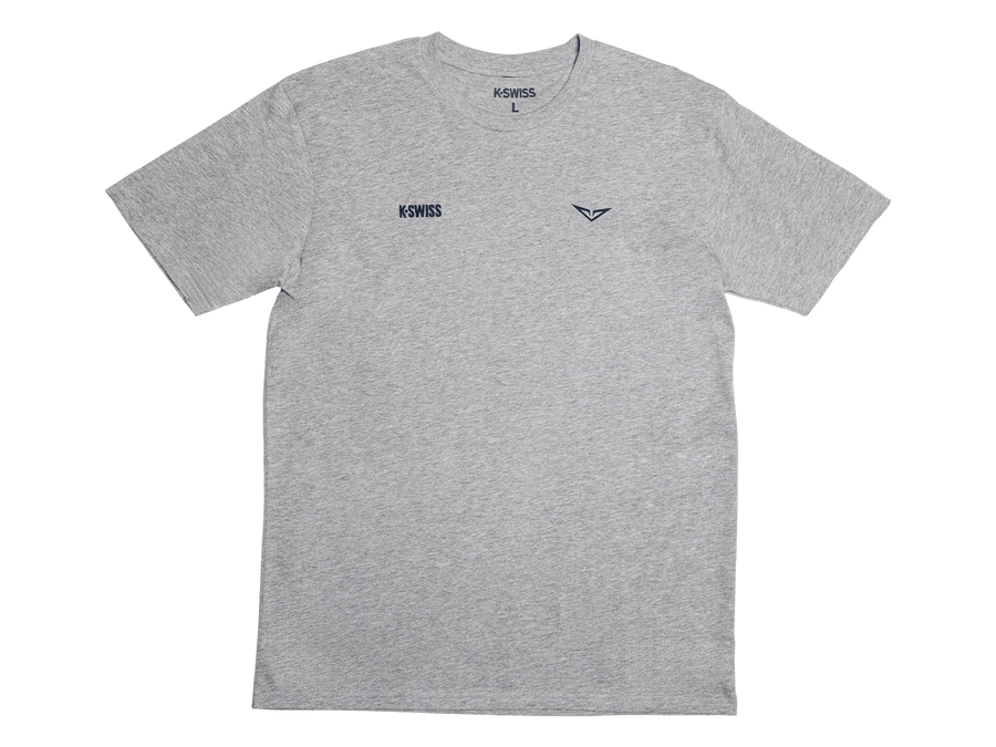 1712476 - 003 | RUBLEV PLAY FOR THE LIGHT TEE | ATHLETIC HEATHER - K - Swiss US - APPAREL