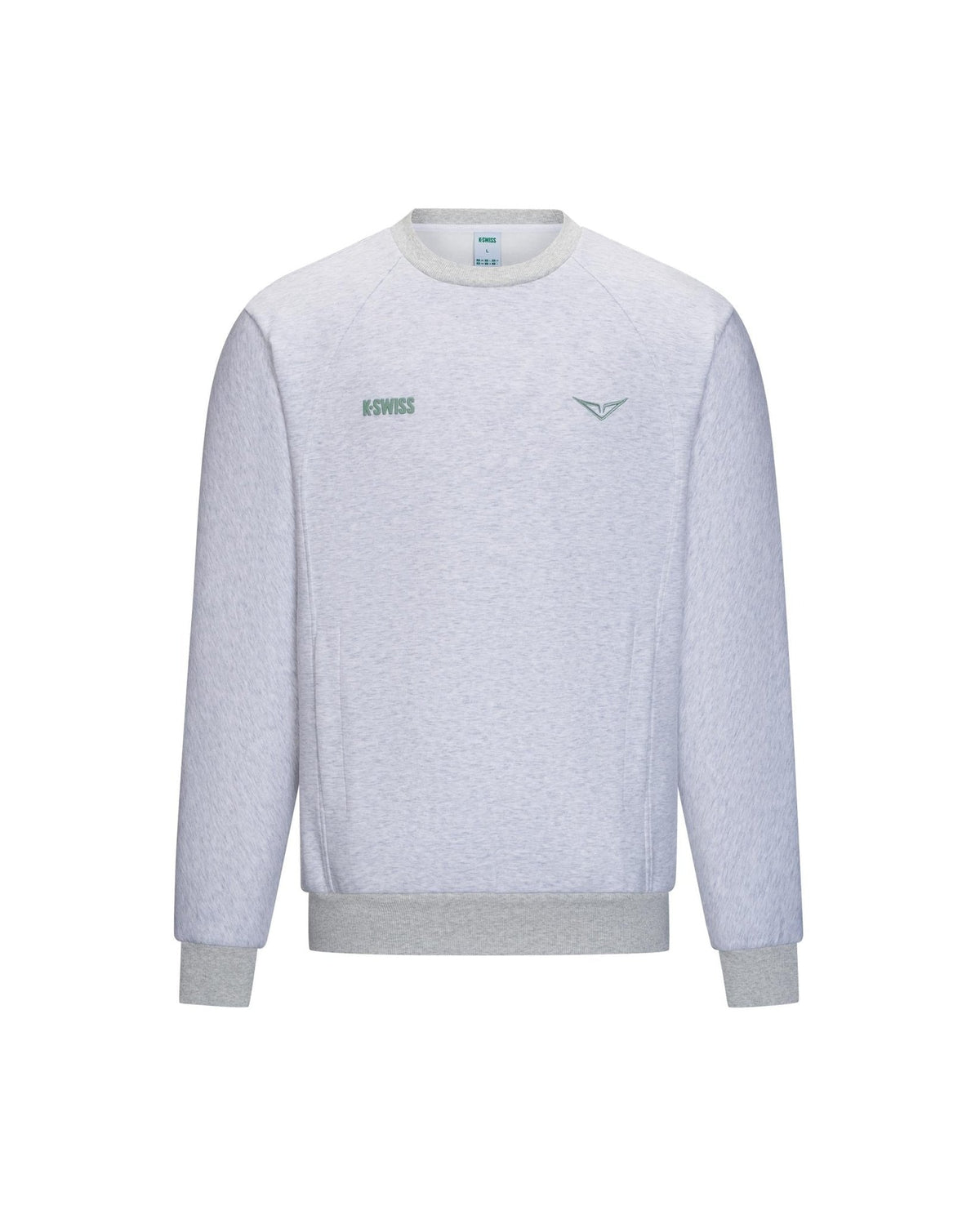 1713350 - 099 | K - SWISS X ANDREY RUBLEV UNISEX LOGO SWEATSHIRT | GREY - K - Swiss US - APPAREL