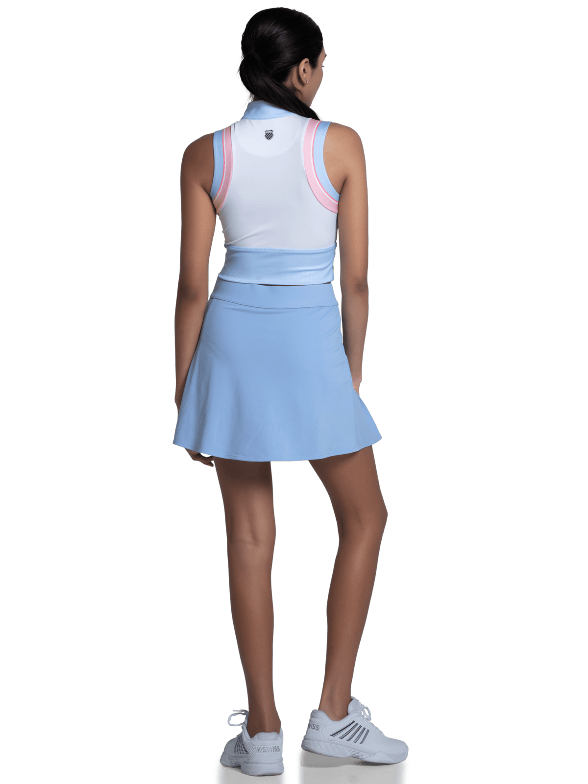 1910641 - 452 | EDGE CUT CROP TANK | AIR BLUE - K - Swiss US - APPAREL