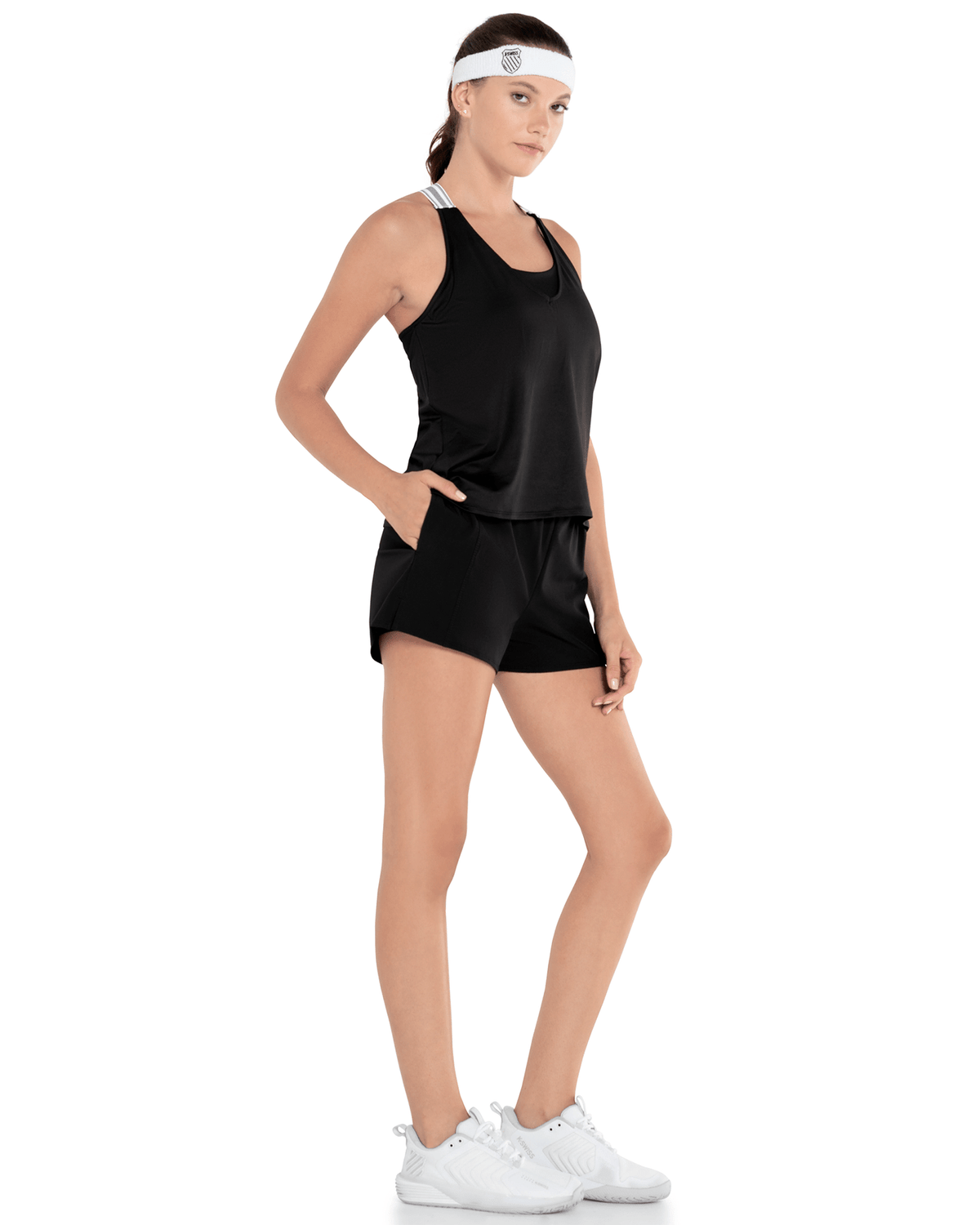 197694 - 008 | BRALETTE TANK | BLACK - K - Swiss US - APPAREL