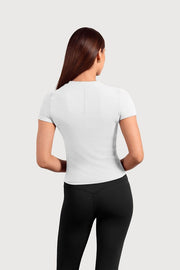 Ladies Active Fitted Short Sleeve Top