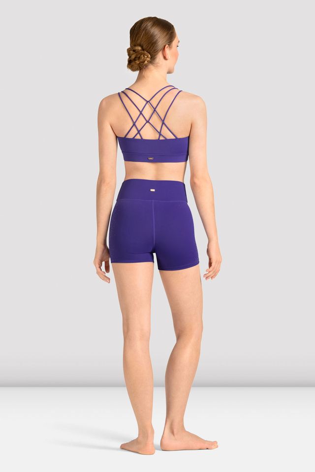 Ladies Mirella Celeste High Waist Printed Short