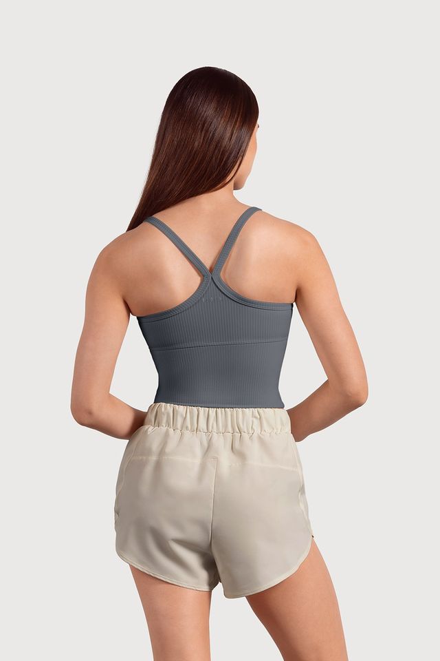 Ladies Active Rib Resistance Camisole Top