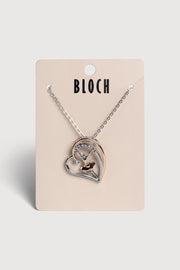 Ballerina Heart Necklace