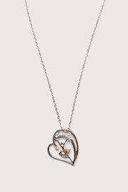 Ballerina Heart Necklace