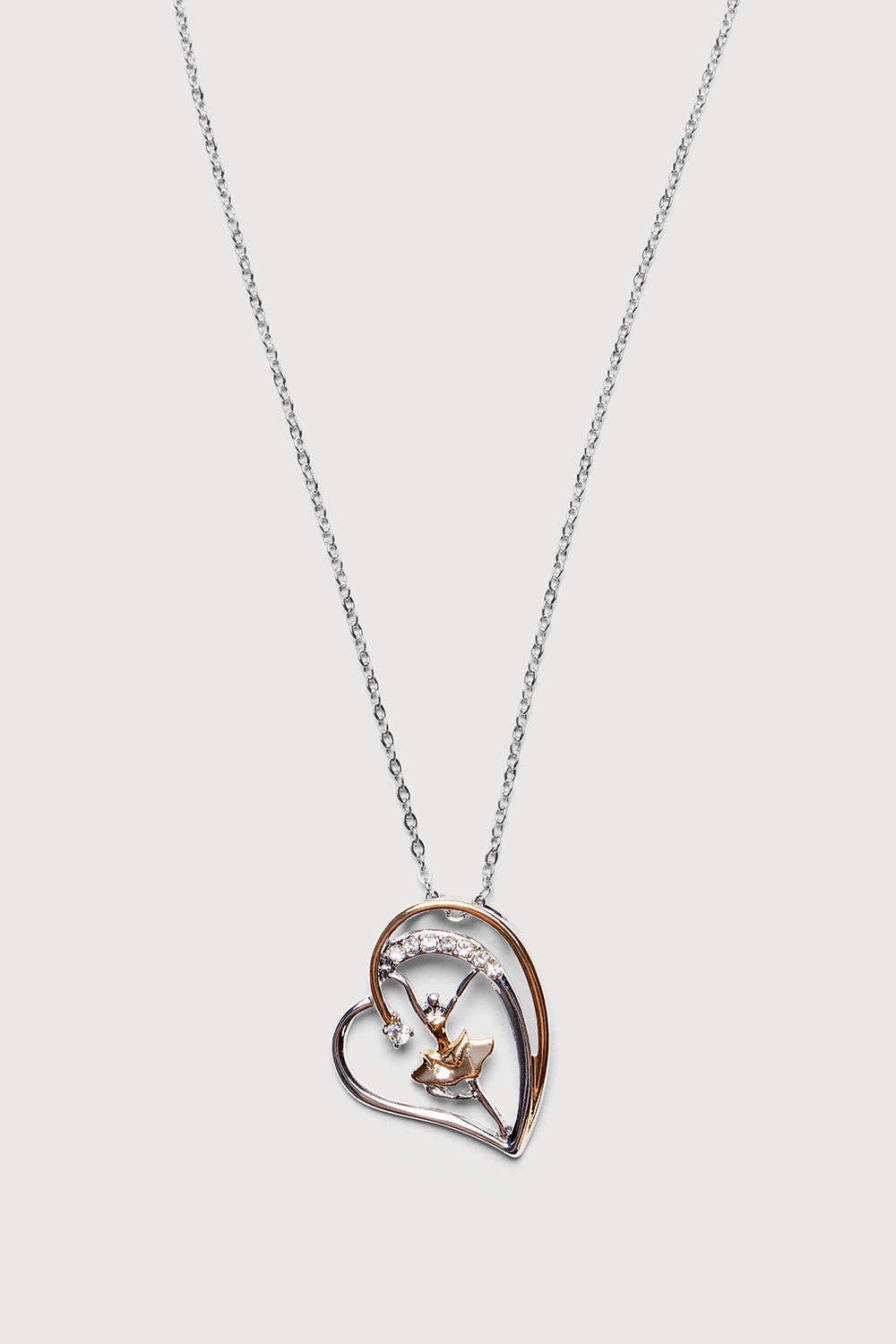 Ballerina Heart Necklace